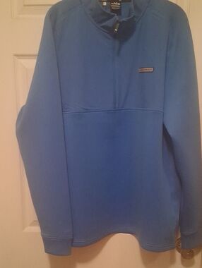 Under Armour Light Blue Hybrid Quarter-Zip Golf Pullover Xl
